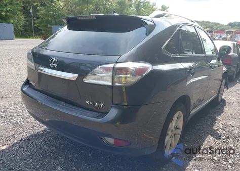 2010 Lexus Rx 350 from USA, damaged, VIN 2T2BK1BA0AC077209